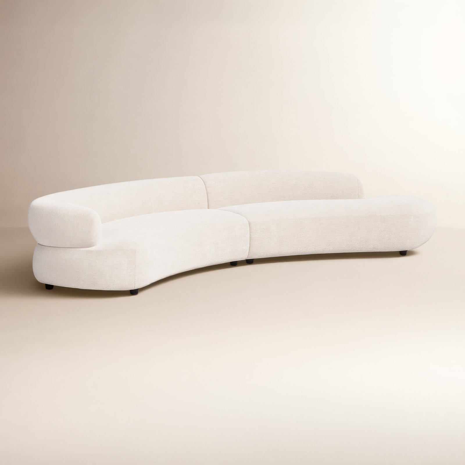 Athens 2Pc Sectional W/ LAFC-Thames Coal, Right Hand Facing, Nomad Snow Polyester Blend