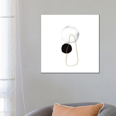 Abstract No 4 Rectangle by Blek Prints - Wrapped Canvas Print