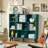 10 Cube Bookshelf,3 Tier Modern Wide Bookcase With Legs,Mid-Century Wood Bookshelves Storage，Retro Large Book Case,Freestanding Organizer Display Shelf For Bedroom,Living Room,Office-2127432900-2127432905