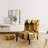 Golden Honeycomb - Mid-Century Upholstered Slipper Chair