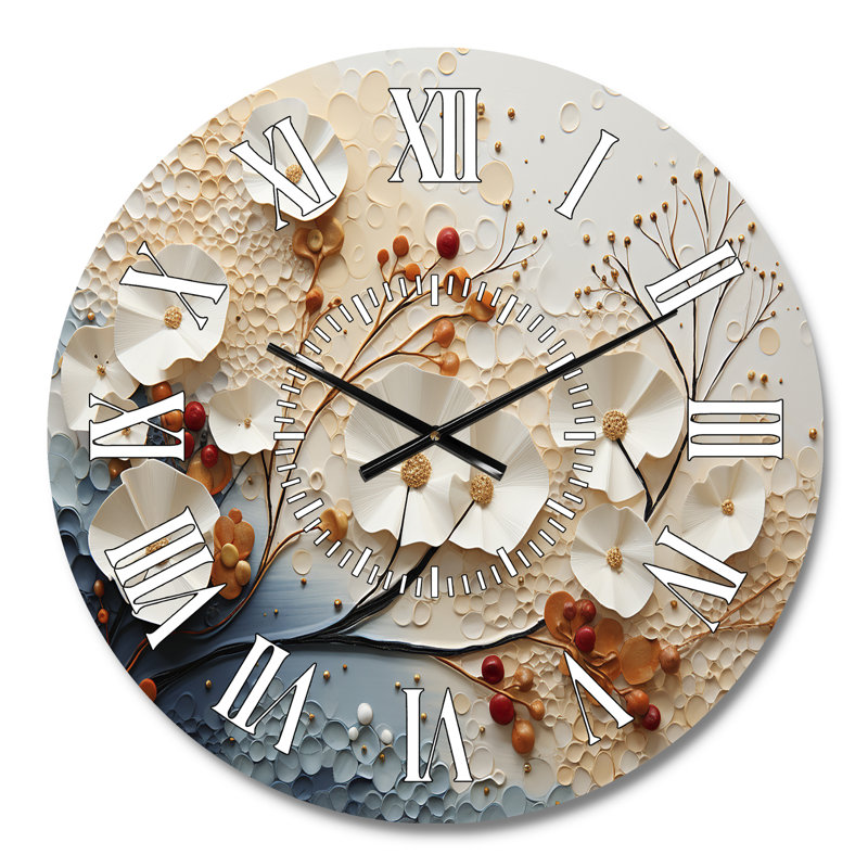 Horloge murale Ethereal Elegance, Médium