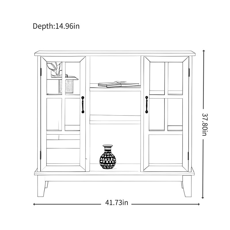 Vitrine American Retro Creative Design