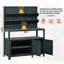 Outdoor Planting Table With Hutch Wood Garden Workstation-600138428