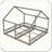House Platform Beds Two Shared Beds Sturdy Compact Design,Twin