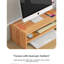 Support pour écran d'ordinateur de bureau avec deux porte-stylos-744026751