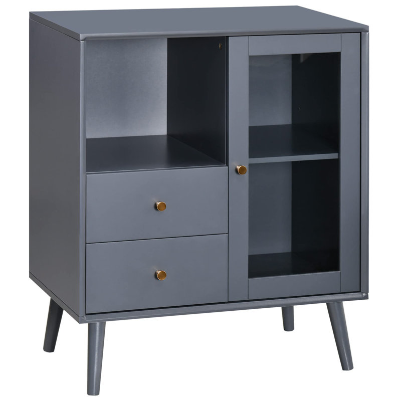 Garan Wood 1 - Door Standard Accent Cabinet