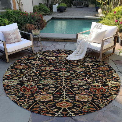 Tapis noir intérieur / extérieur Muse 