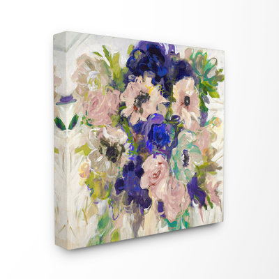 Bushel of Painterly Soft Flowers - impression d'art graphique
