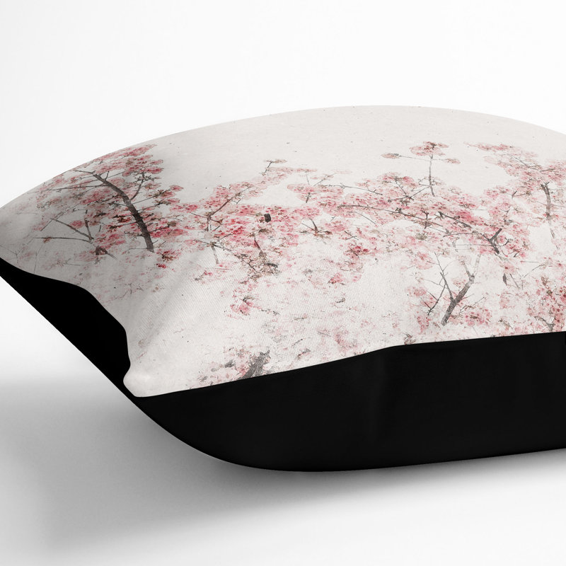 Square Throw Cushion, Black, 55cm H x 55cm W x 20cm D