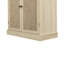 Armoire à 4 portes avec 1 tiroir, 4 tablettes intérieures réglables, armoire de rangement