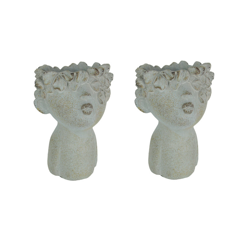 Pot à fleurs Pucker Up Kissing Face, 2