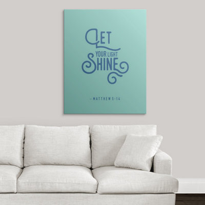 «Matthew 5: 14 - Scripture Art», reproduction d'art textuel