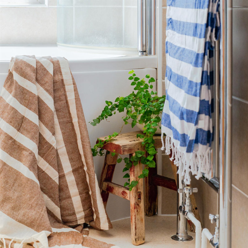 Nicola Spring - Turkish Cotton Bath Towels - 170 x 90cm, Mocha