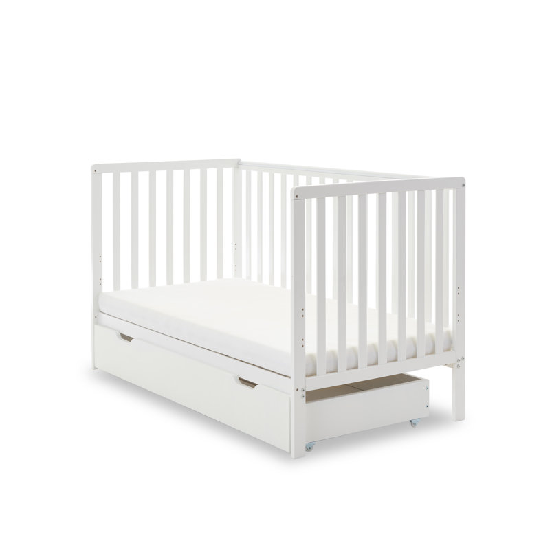 Bantam Cot Bed with Underdrawer and Fibre Mattress