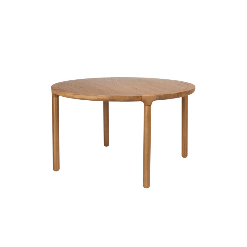 Storm Oak Round Solid Wood Dining Table