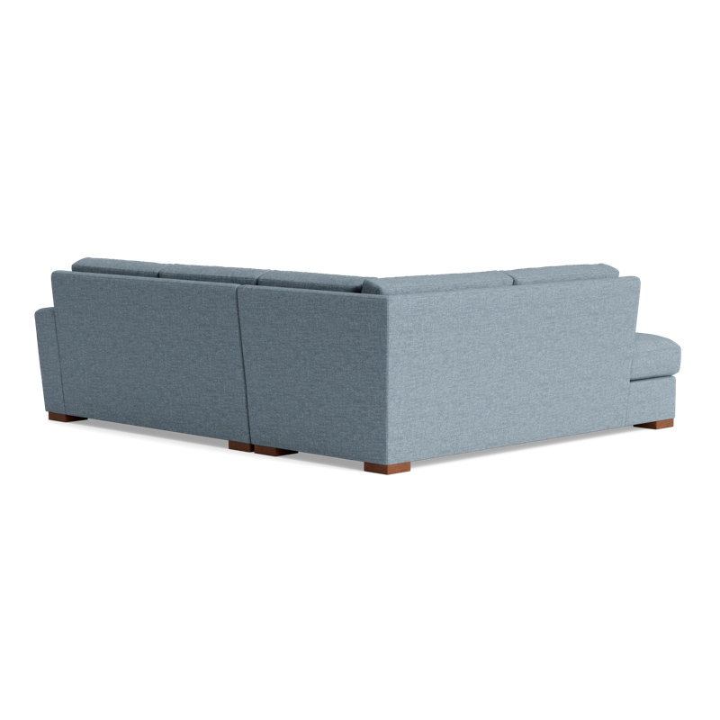 Couch Potato Sectional, Left Hand Facing, Performance Weave - Snow