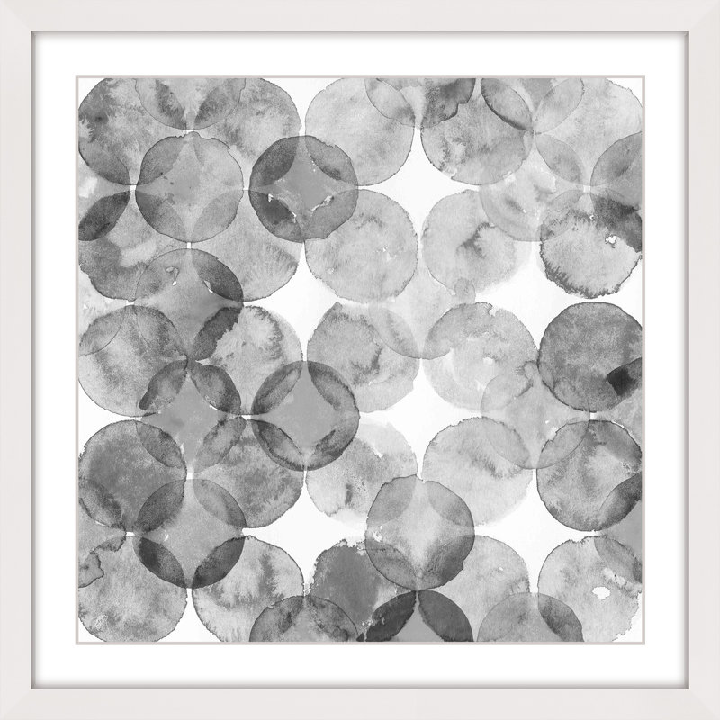 « bubble dimension »-reproduction d’art sur toile, H 18 po x l 18 po, Cadre noir