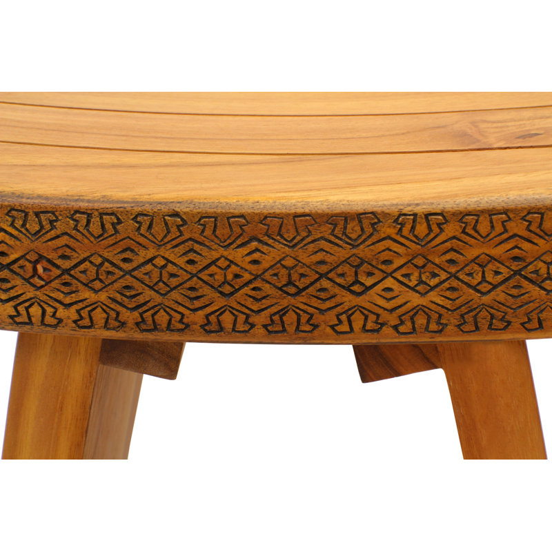 Banc de douche l 18" teck Asia
