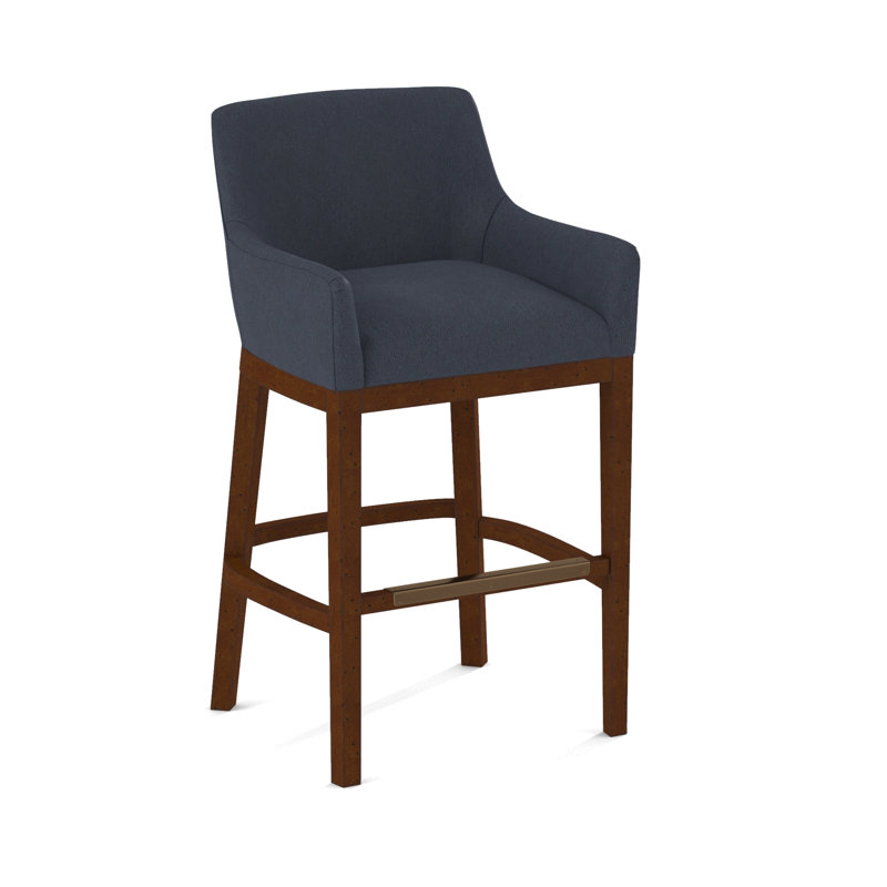 Upholstered Stool, White, Applause Float The Boat