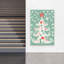 Arbre de Noël fantaisiste, impression vintage de paysage d'hiver-681727034