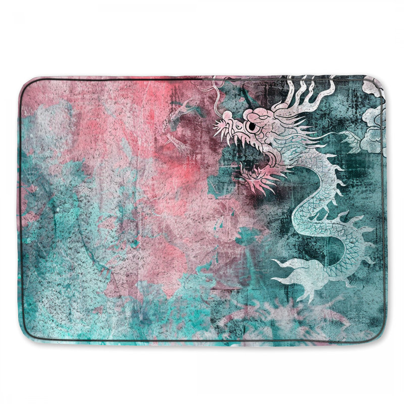Tapis de bain Dragon, L 34 po x L 21 po