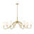 Sujal 8 - Light Steel Dimmable Chandelier-425098881