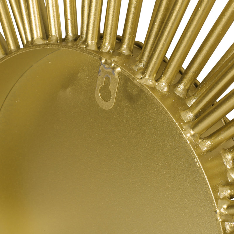Wallner Metal Sunburst Wall Mirror