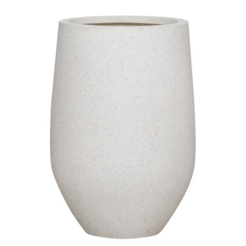 Pot à fleurs Culbane, H 19 po x l 13 po x P 13 po, Blanc
