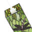 Stained Glass Dragonfly Rectangular Tiffany Pendant Light Shade By-363122352