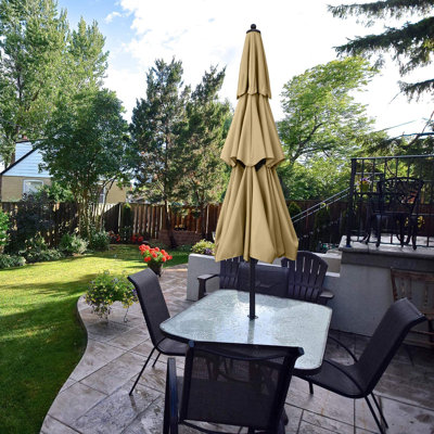 Miqdad Patio Umbrellas 3-Tier By Arlmont & Co.