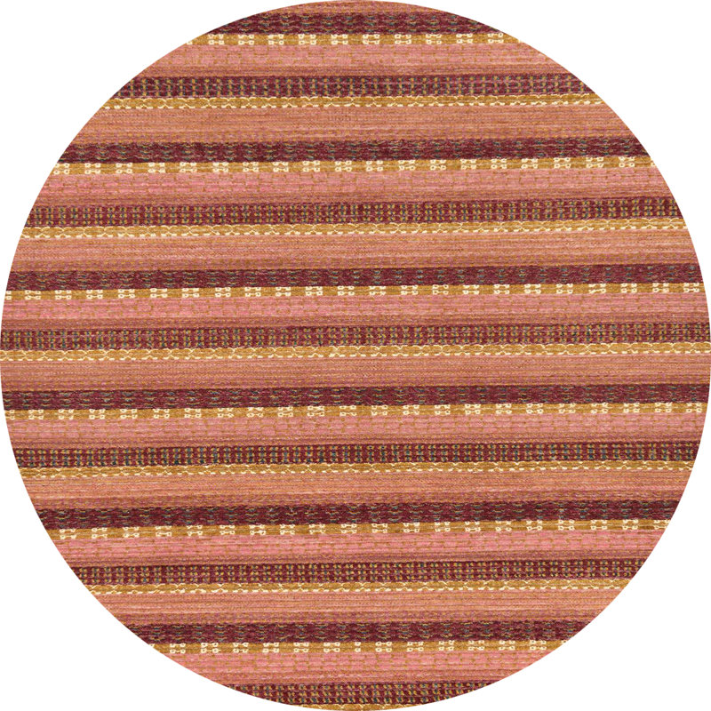Abstract Indoor Rug, Round 4'