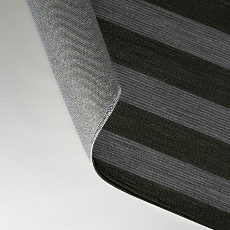 Tapis intérieur / extérieur vert HorizontalStripes, Rectangle 9 pi x 12 pi