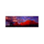Rocks at Sunset Sedona AZ USA 1 Piece Wrapped Canvas Panoramic Wall Art-1349260103