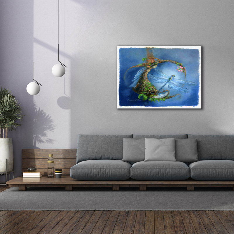 «Time for change» par Art and a Little Magic, art mural sur toile, 30 po x 26 po, H 40 po x l 54 po x P 1,5 po