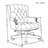 Executive Office Chair - High Back Reclining Comfortable Desk Chair - Ergonomic Design - Thick Padded Seat And Backrest - PU Leather Desk Chair With Smooth Glide Caster Wheels-1901049710