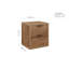 Alfie 2 Drawer Bedside Table