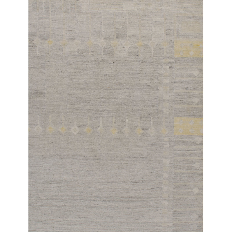 One-of-a-Kind 8' X 10' New Age Area Rug in Grey