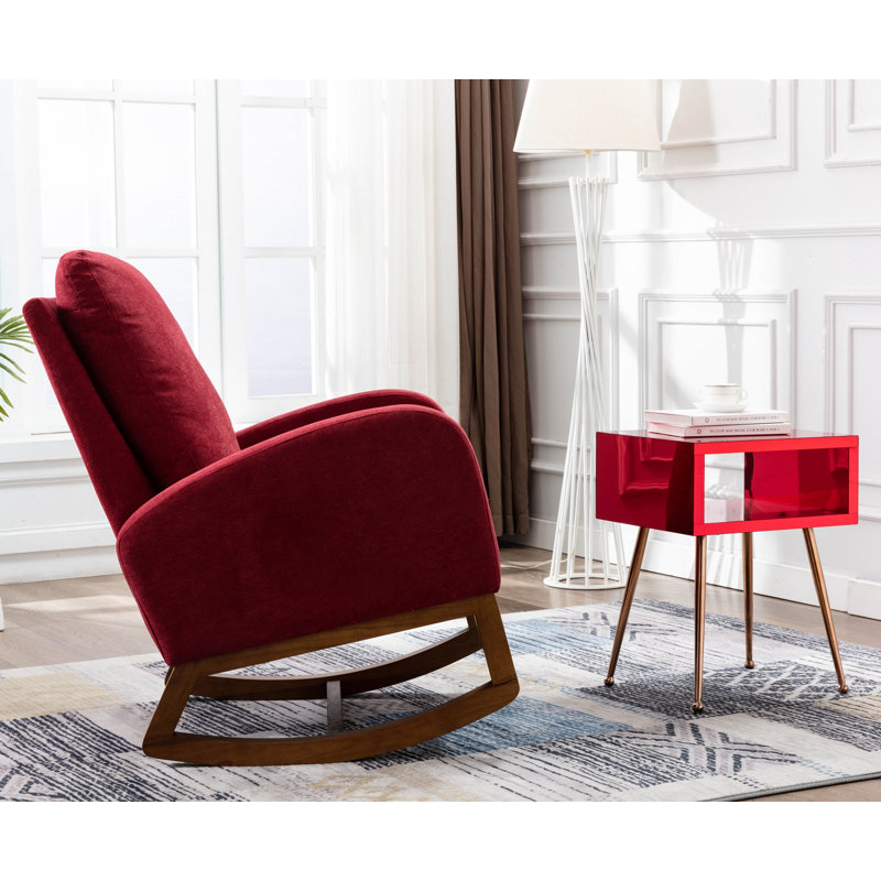 Chaise berçante Abhimanyu, Rouge