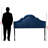 Leto Upholstered Headboard, 56.22'' H, 56.02'' W, 2.23'' D-1439316802-1439316801