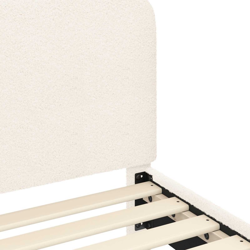 Bed Frame, Cot Bed / Toddler (70 x 140cm), Cream