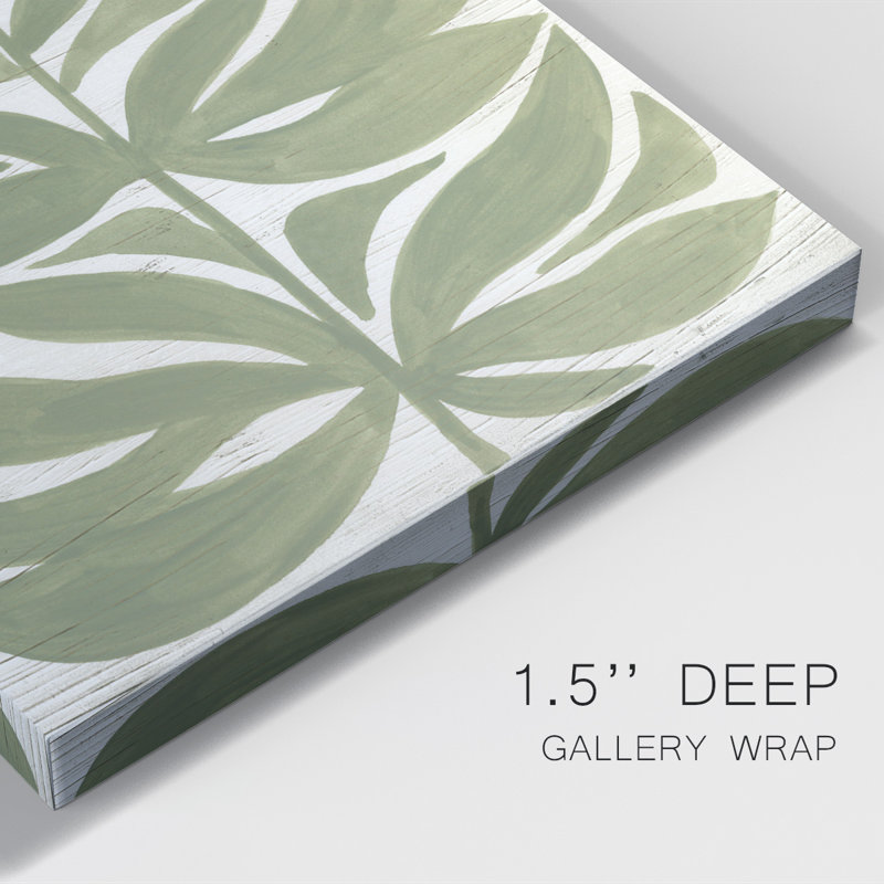 «Driftwood Palm Leaf II», reproduction sur toile tendue, L 16 po x H 27 po