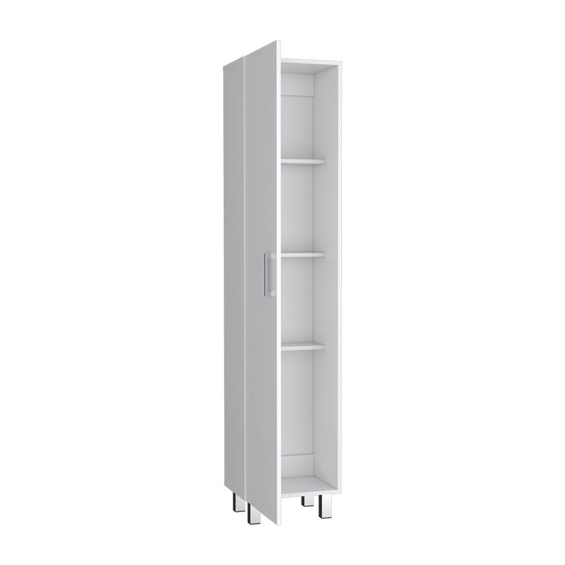 Bugsy Single Storage Cabinet, Molekeede, White, Width X 15,7