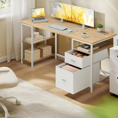 MDF Steel Computer Desk
