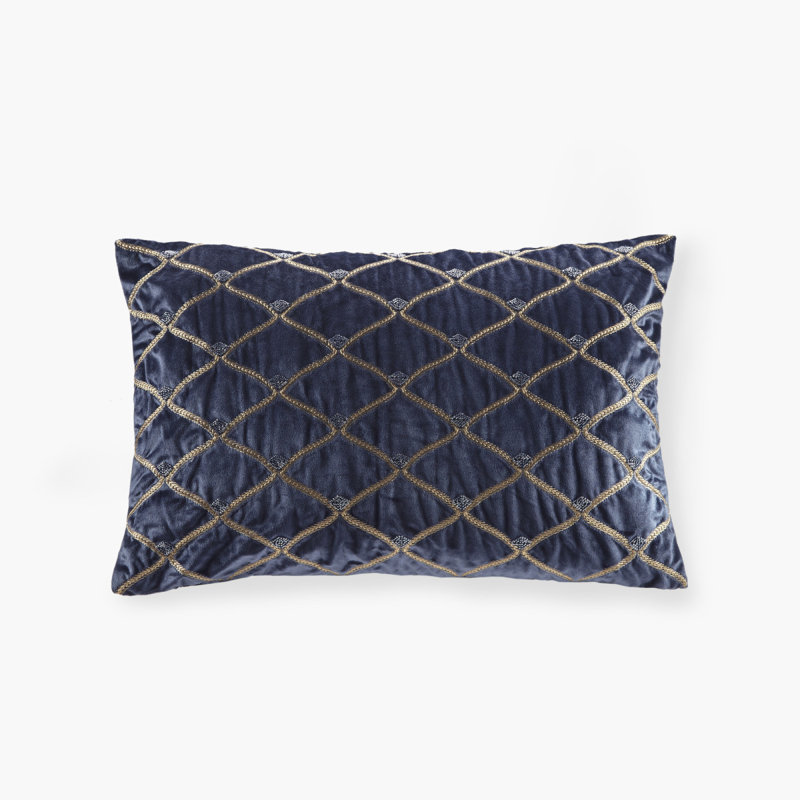 Oblong Decor Pillow 22X15", Marine