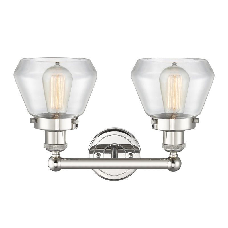 Rivka 2 - Light Dimmable Vanity Light, Clear, Polished Nickel