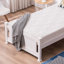 Lit plateforme en bois massif Straussview-404026402