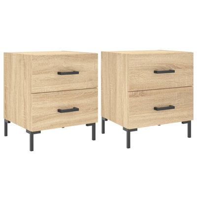 Ellayne 40cm W Iron Bedside Table