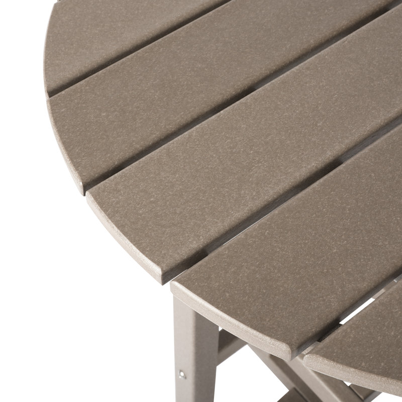 Tabouret de comptoir d'extérieur 24 po Laguna, Brun clair