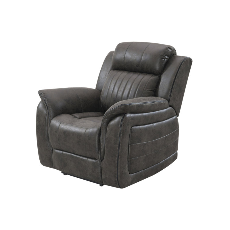Fauteuil inclinable gris Steban