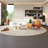 Creative curved small apartment sofa